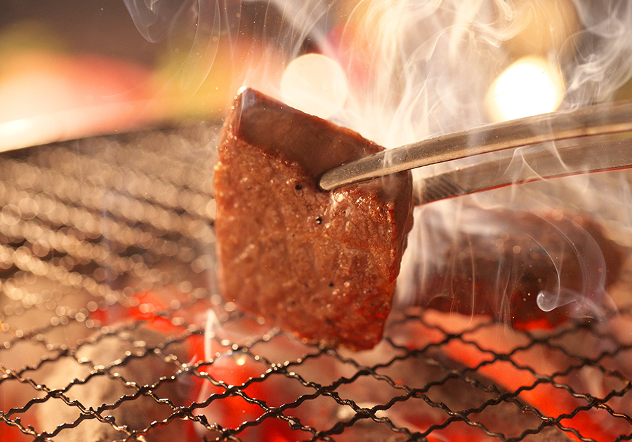 焼きシーン